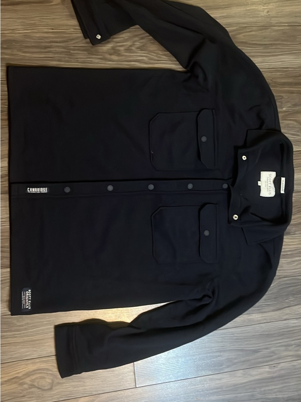 Clean blue jacket